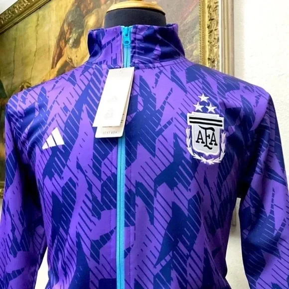 Argentina Adidas Warm Up Suit 2023 Track Suit Jacket and Pants 🇦🇷 ⭐️⭐️⭐️🏆🥇 - Picture 4 of 12